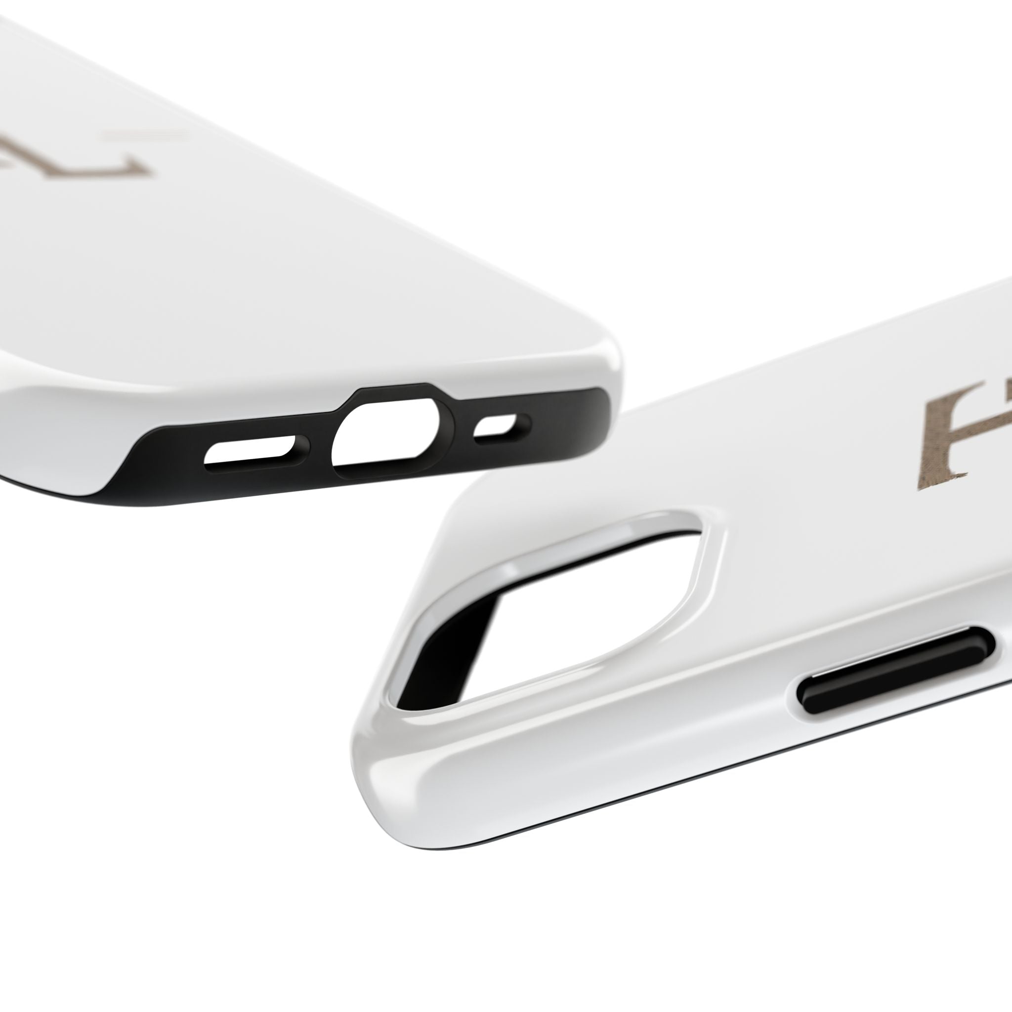 Monogram TL Tough Phone Case — Classic Minimalist Protective Phone Cover by Printify