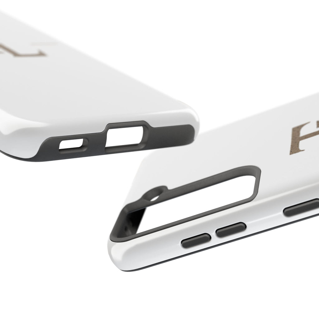 Monogram TL Tough Phone Case — Classic Minimalist Protective Phone Cover by Printify