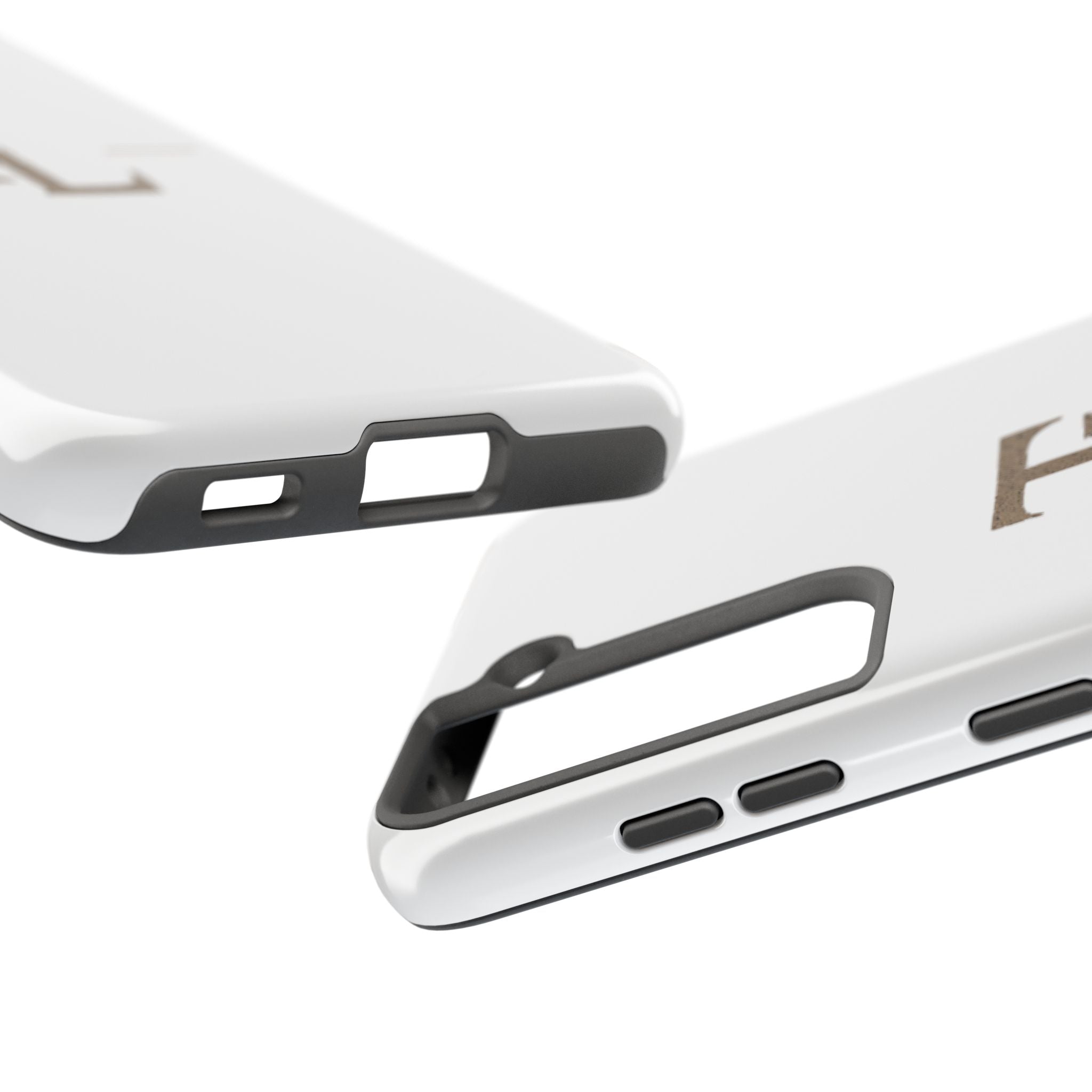 Monogram TL Tough Phone Case — Classic Minimalist Protective Phone Cover by Printify