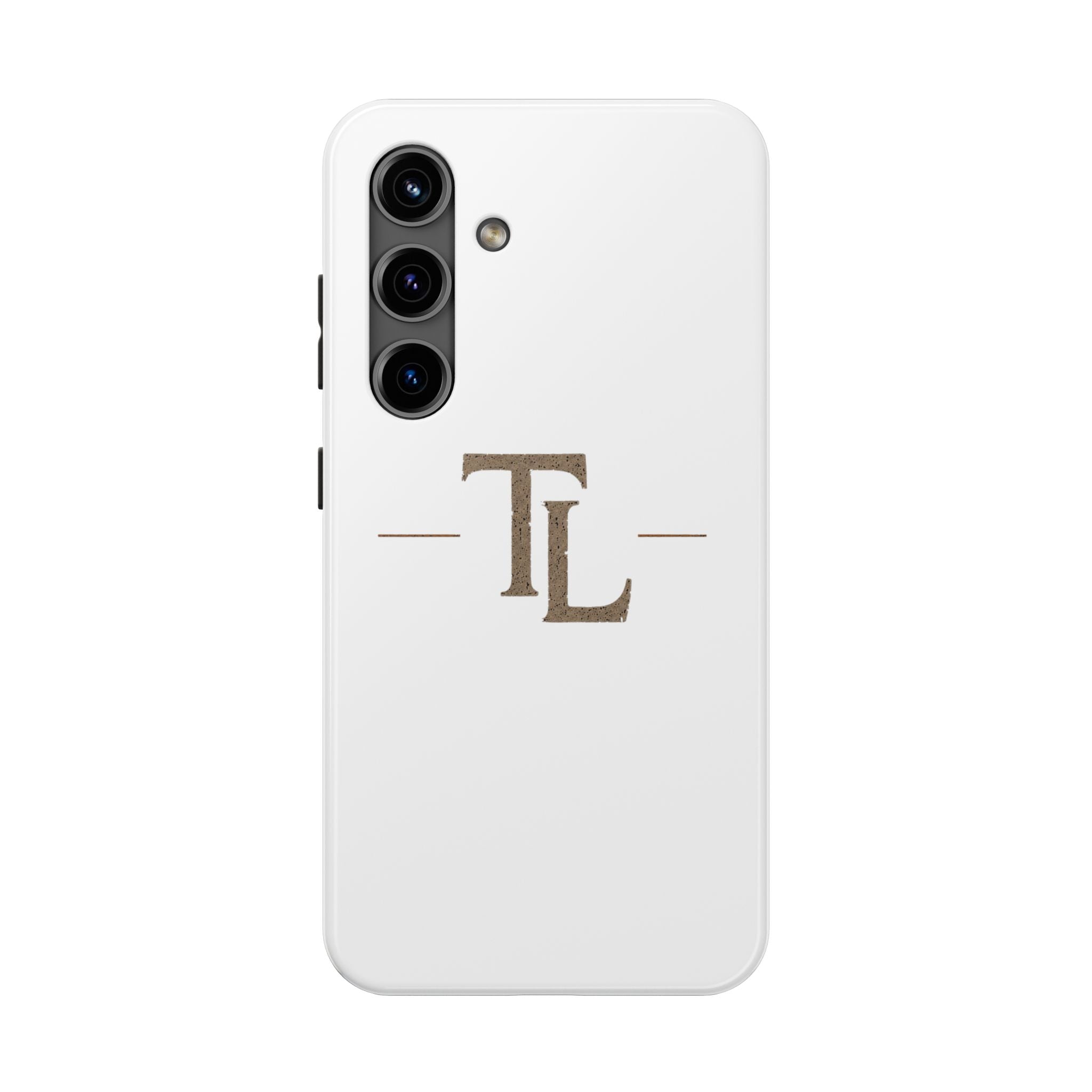 Monogram TL Tough Phone Case — Classic Minimalist Protective Phone Cover by Printify