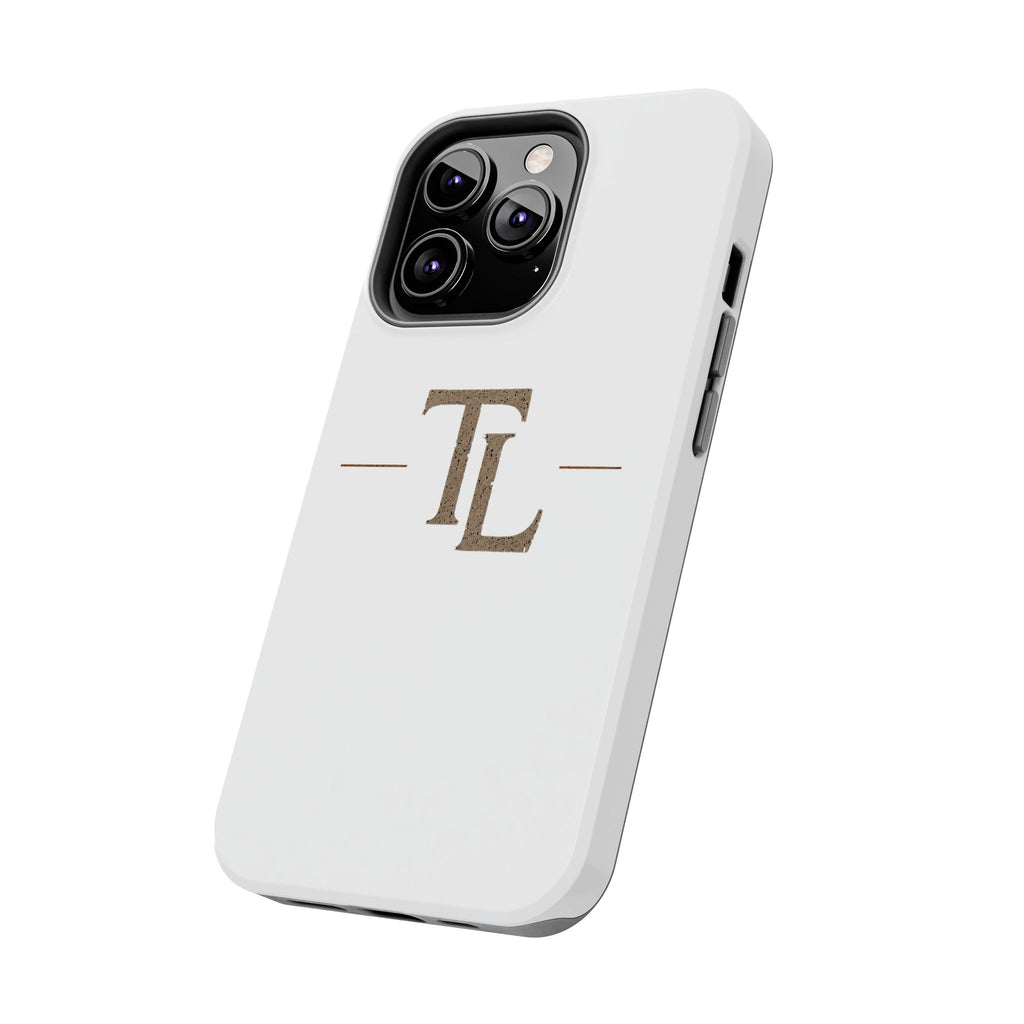 Monogram TL Tough Phone Case — Classic Minimalist Protective Phone Cover by Printify