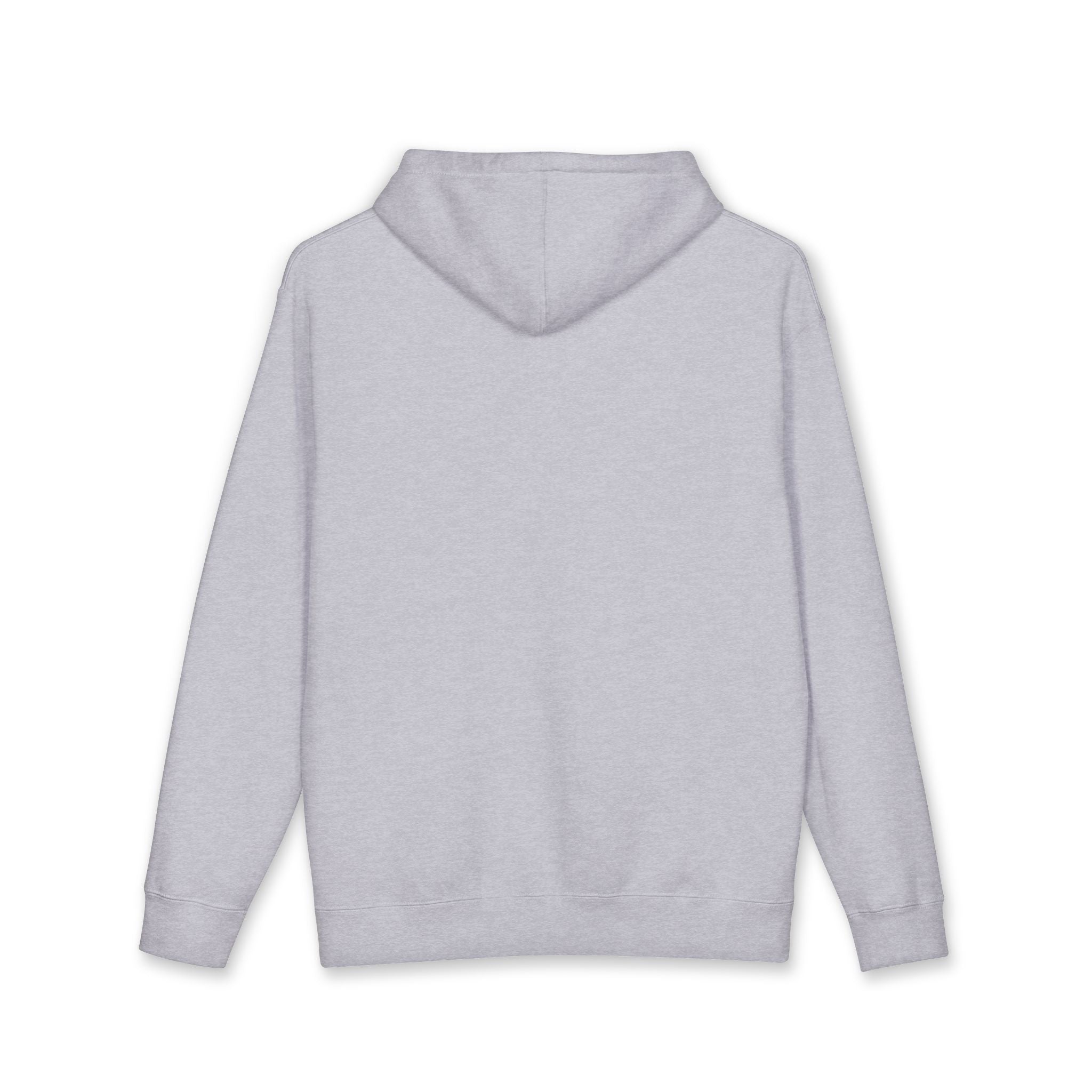 Classic White Hoodie with Minimal 'TL' Chest Logo – Lightweight Pullover by Printify