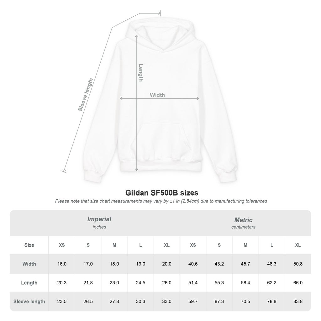 Softstyle Youth Midweight Hooded Sweatshirt by Printify