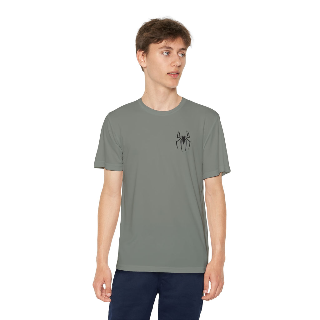 Spider print t-shirt by Printify