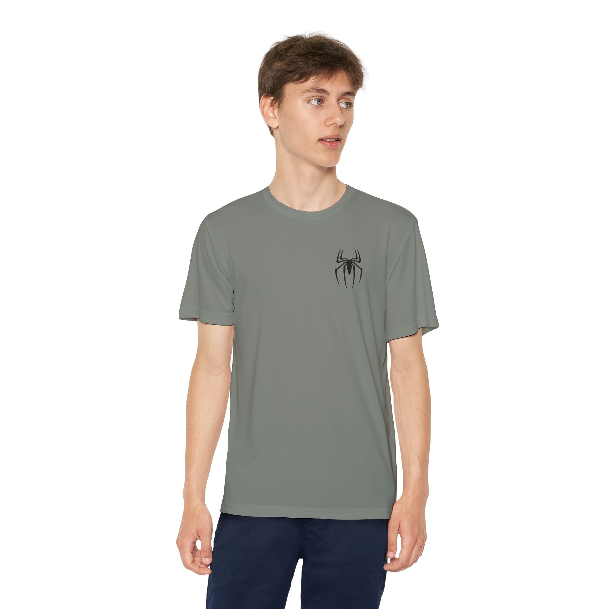 Spider print t-shirt by Printify