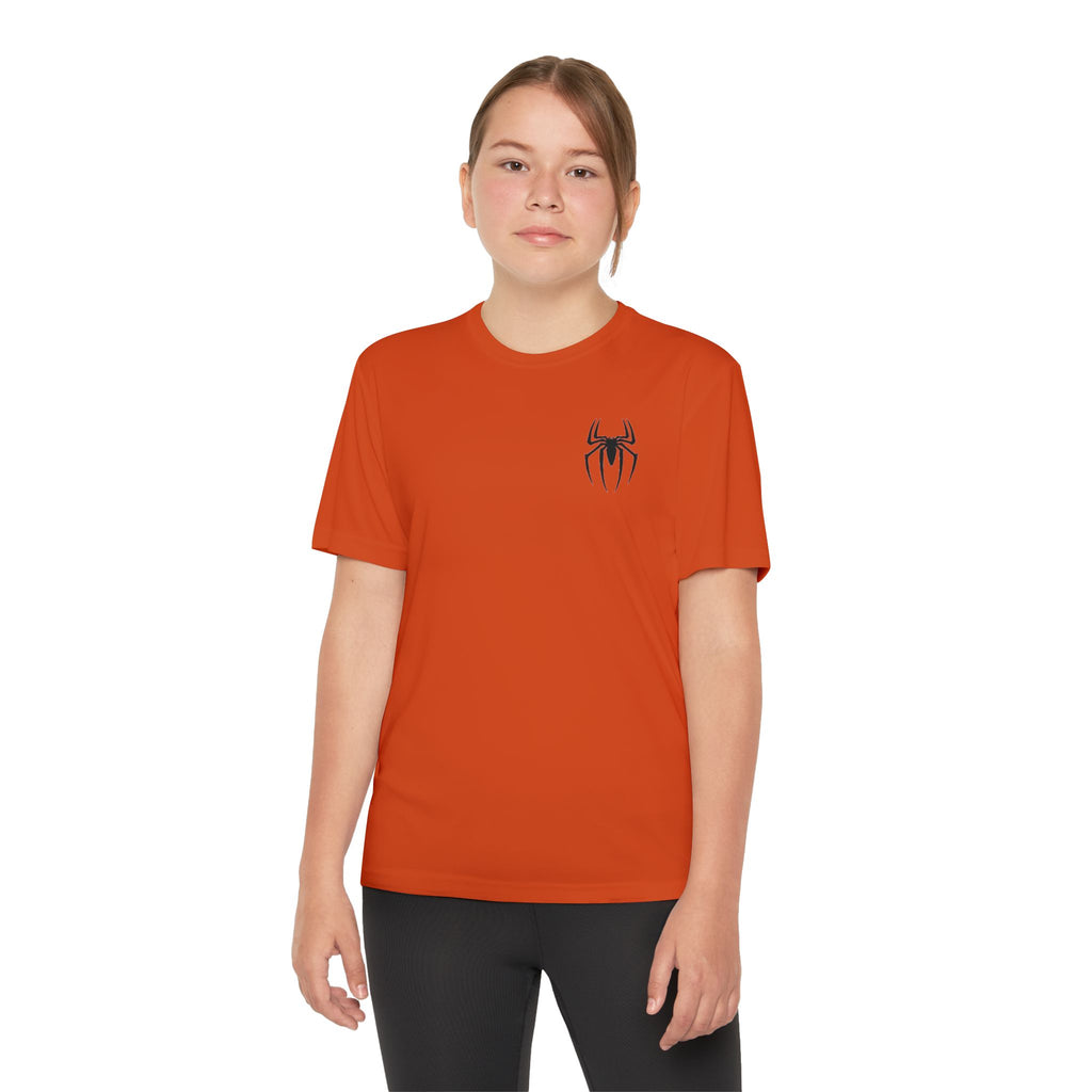 Spider print t-shirt by Printify