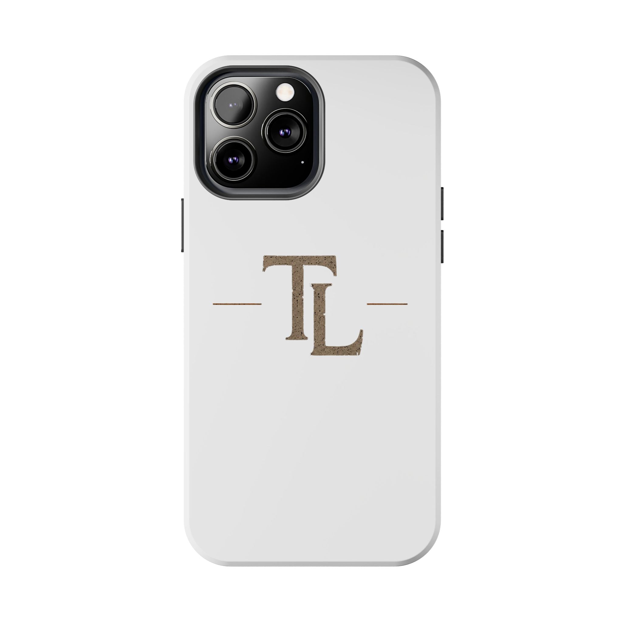 Monogram TL Tough Phone Case — Classic Minimalist Protective Phone Cover by Printify