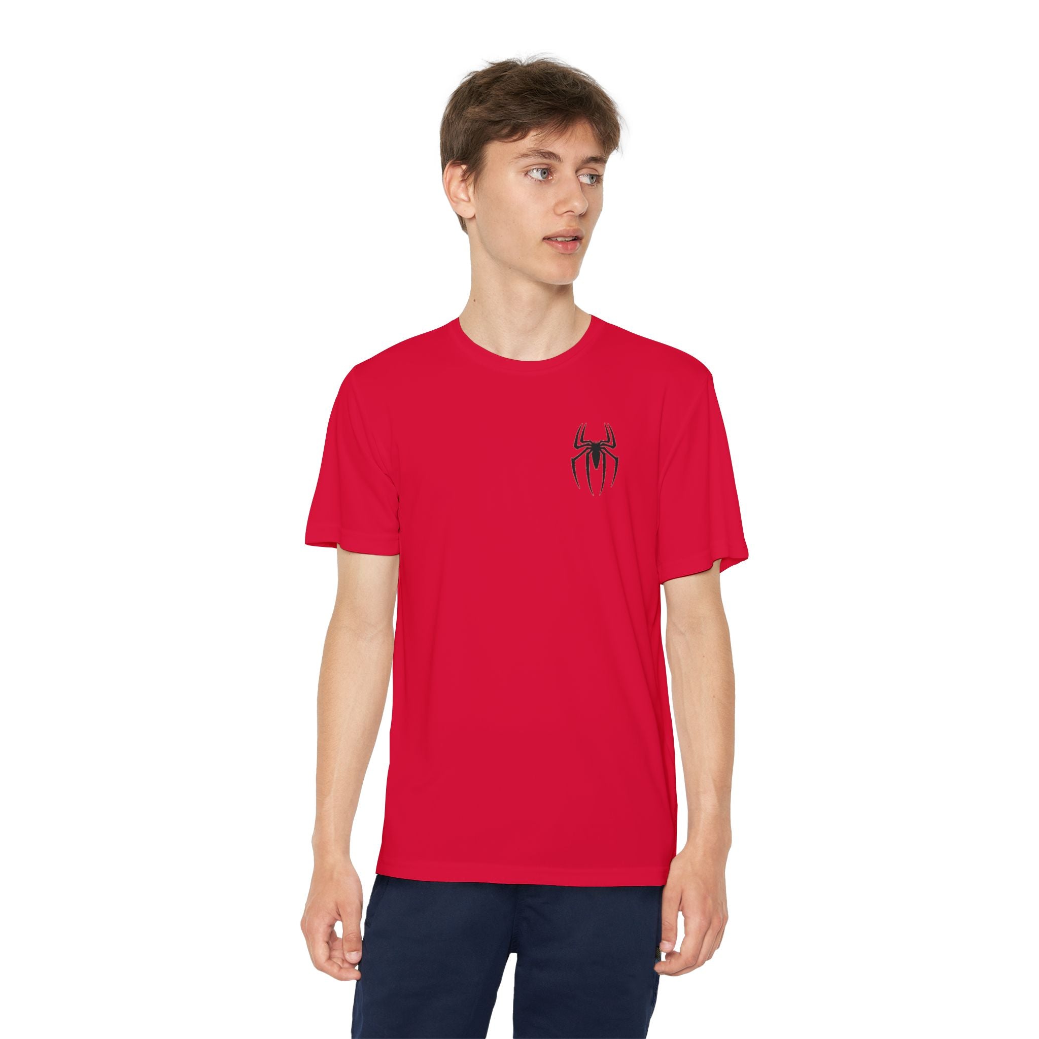 Spider print t-shirt by Printify
