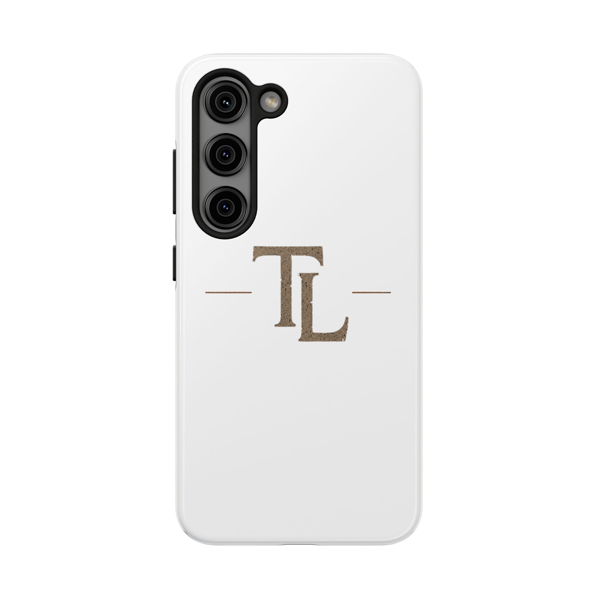 Monogram TL Tough Phone Case — Classic Minimalist Protective Phone Cover by Printify