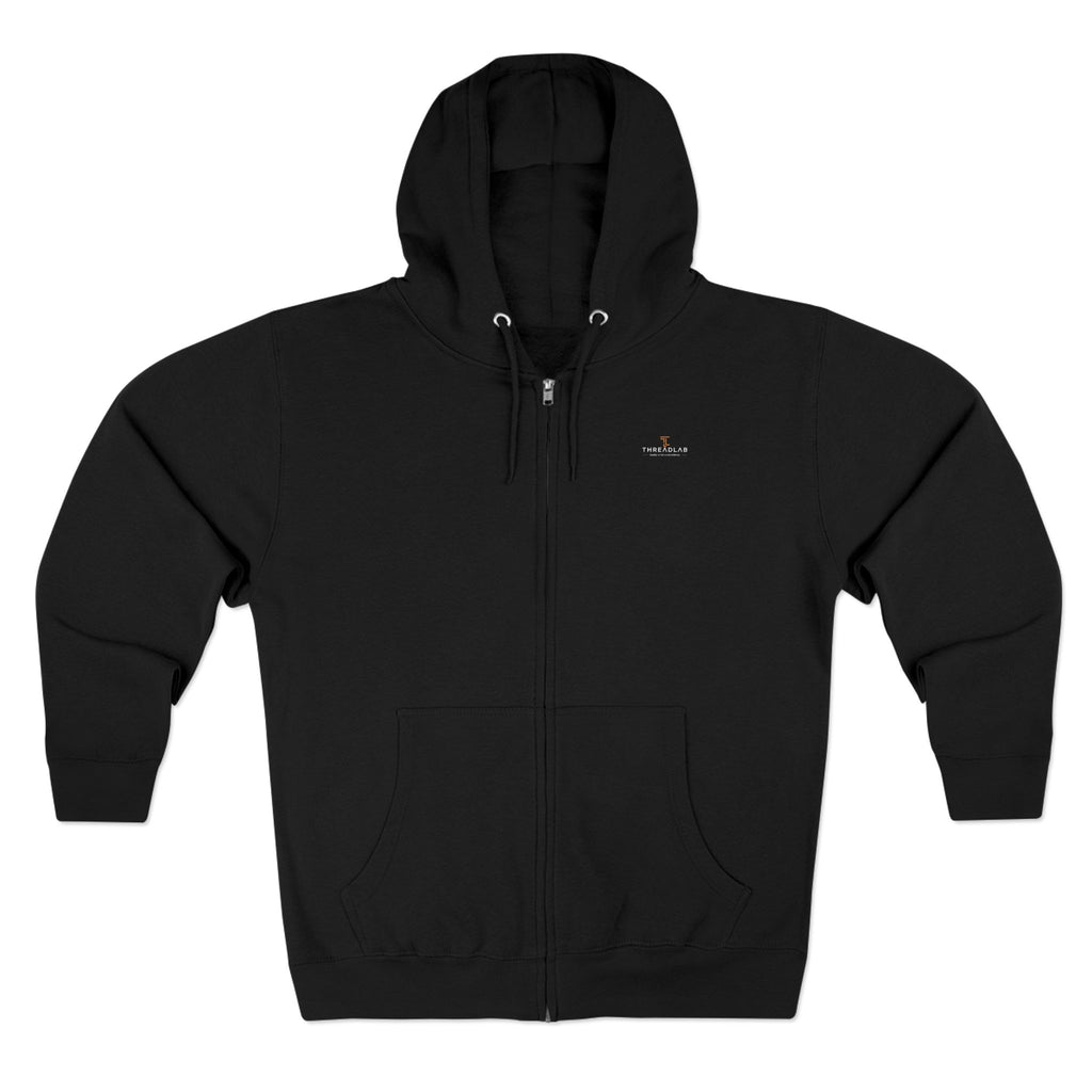 Zip Hoodie — 'Threadlab' Chess King Moon Graphic Zip-Up Hoodie by Printify