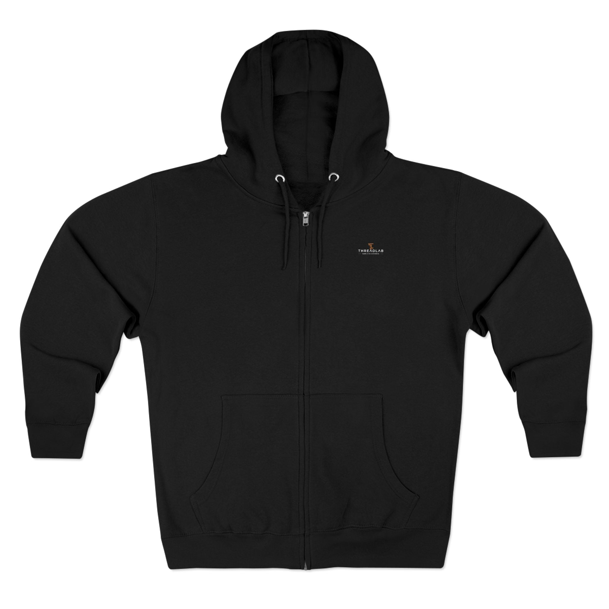 Zip Hoodie — 'Threadlab' Chess King Moon Graphic Zip-Up Hoodie by Printify