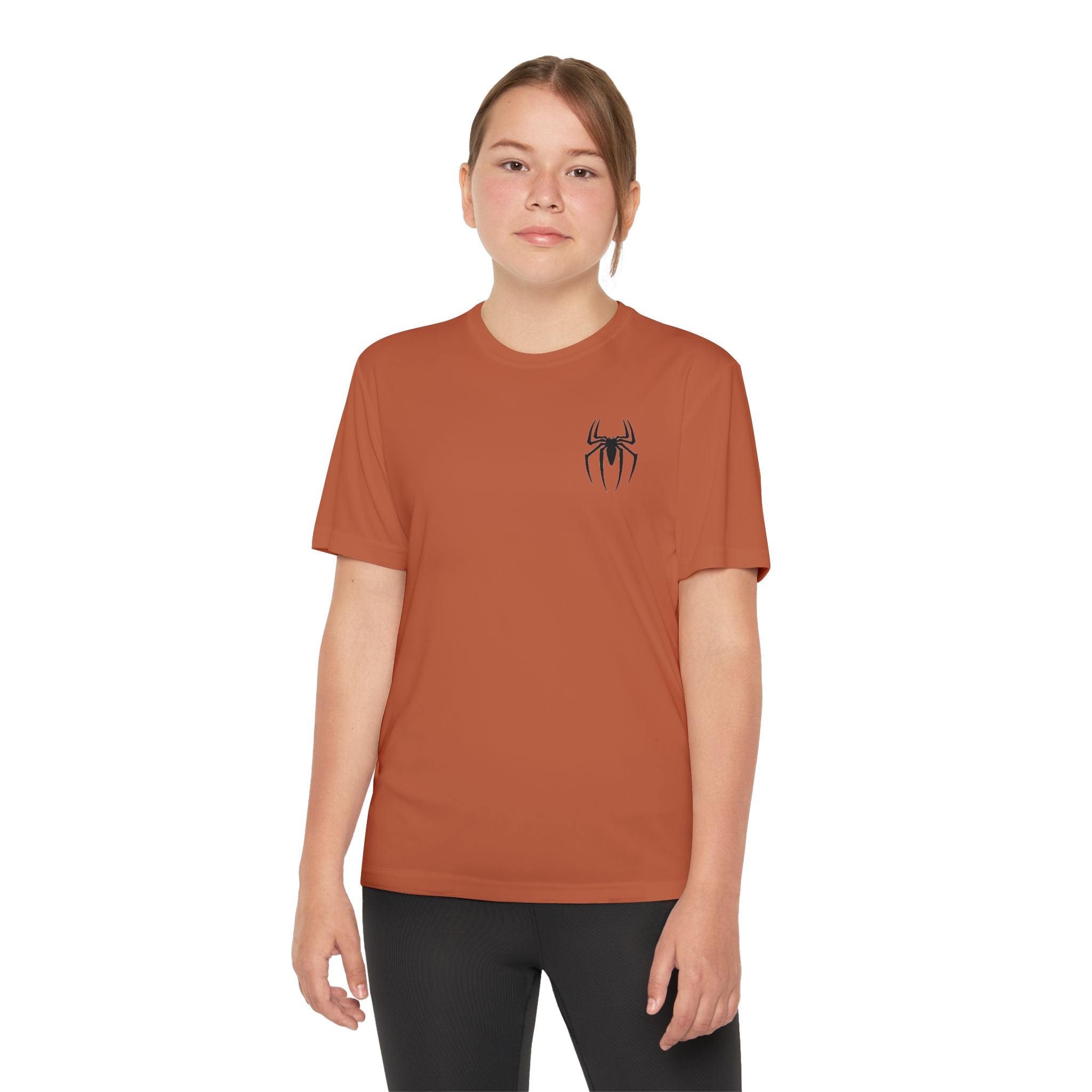 Spider print t-shirt by Printify