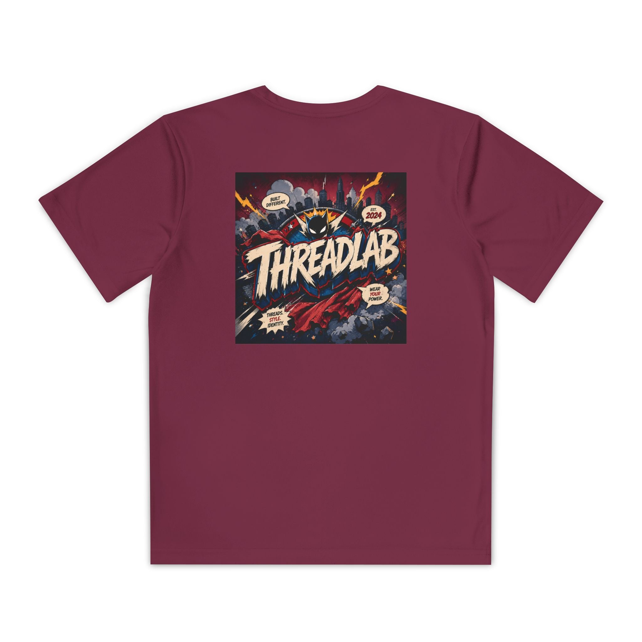 Spider print t-shirt by Printify