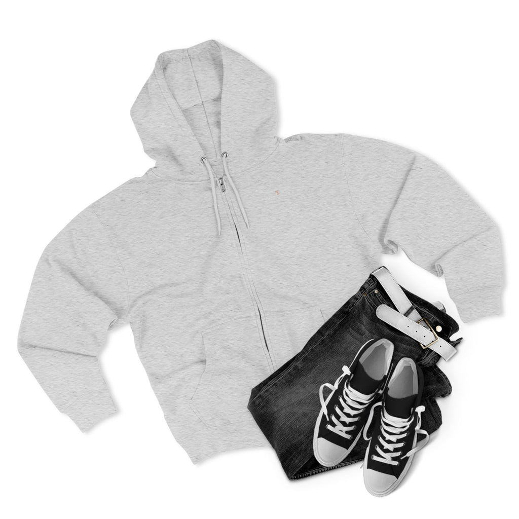 Zip Hoodie — 'Threadlab' Chess King Moon Graphic Zip-Up Hoodie by Printify