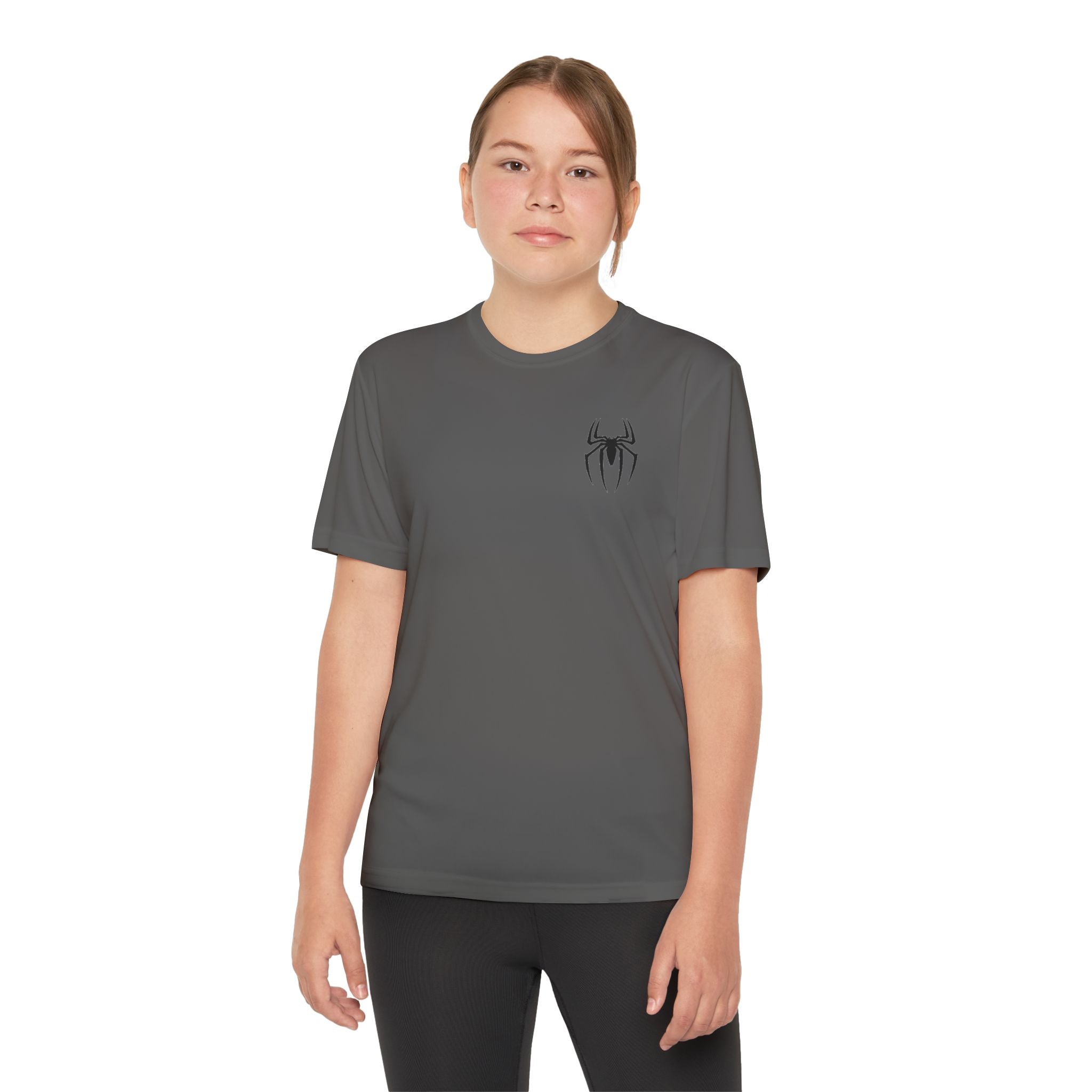 Spider print t-shirt by Printify