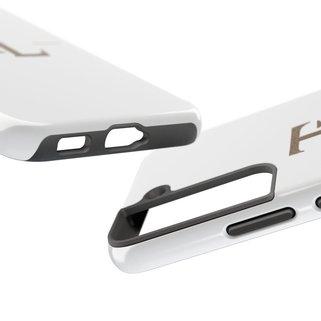 Monogram TL Tough Phone Case — Classic Minimalist Protective Phone Cover by Printify