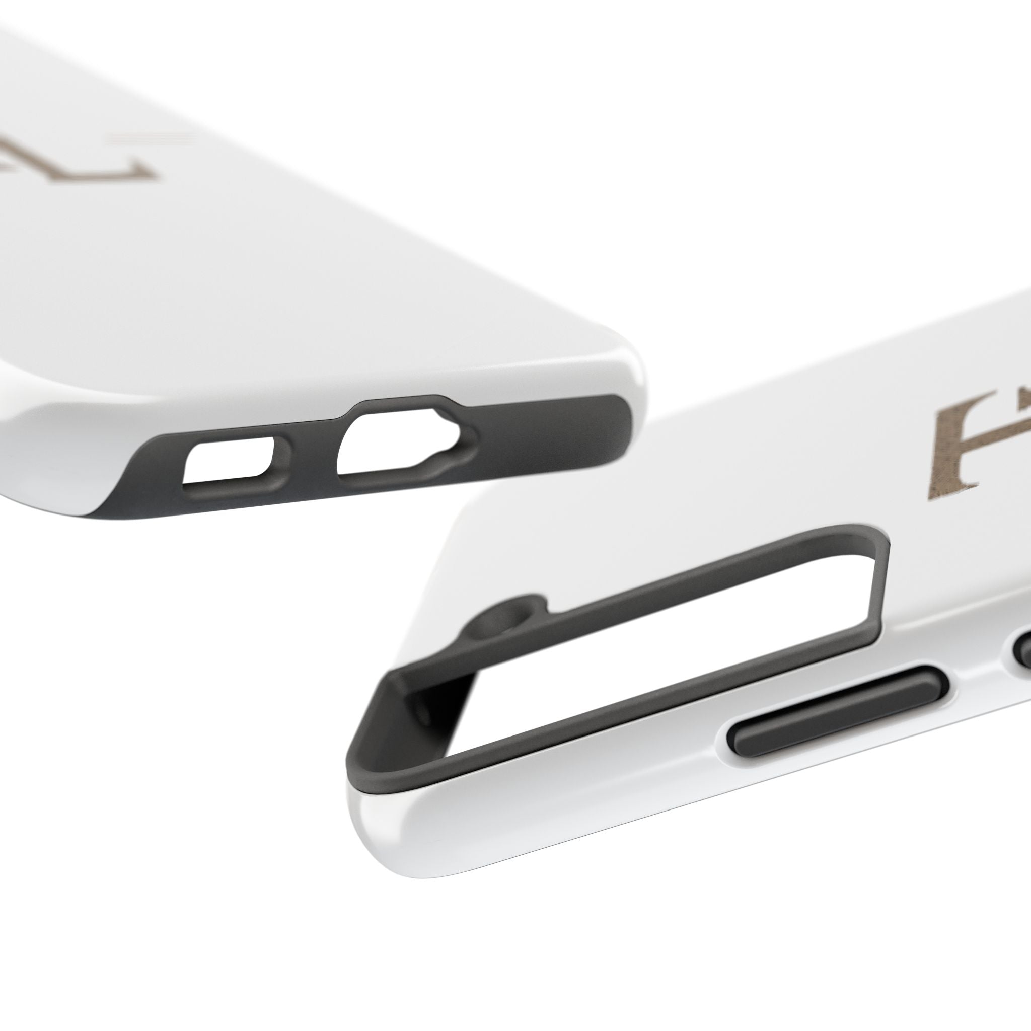 Monogram TL Tough Phone Case — Classic Minimalist Protective Phone Cover by Printify