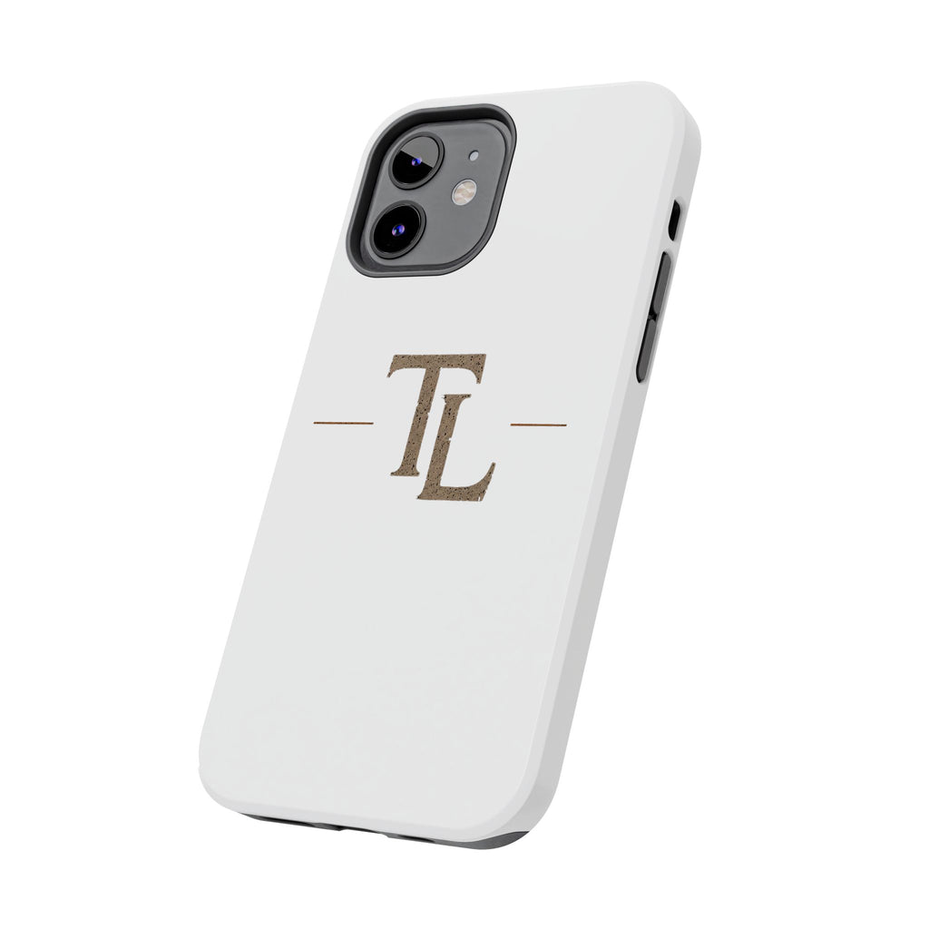 Monogram TL Tough Phone Case — Classic Minimalist Protective Phone Cover by Printify