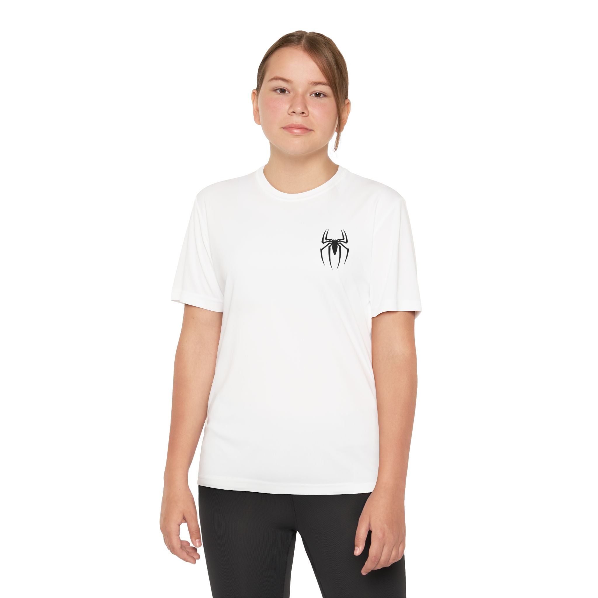 Spider print t-shirt by Printify