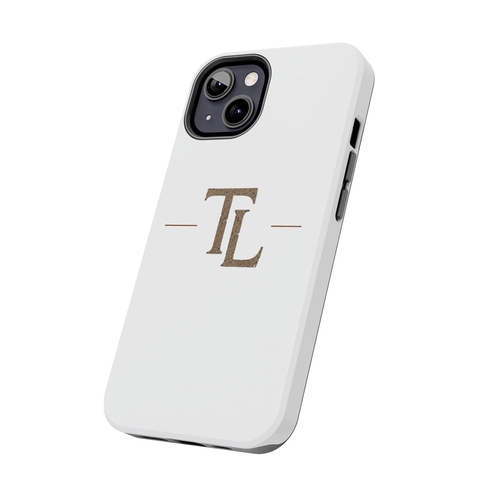 Monogram TL Tough Phone Case — Classic Minimalist Protective Phone Cover by Printify