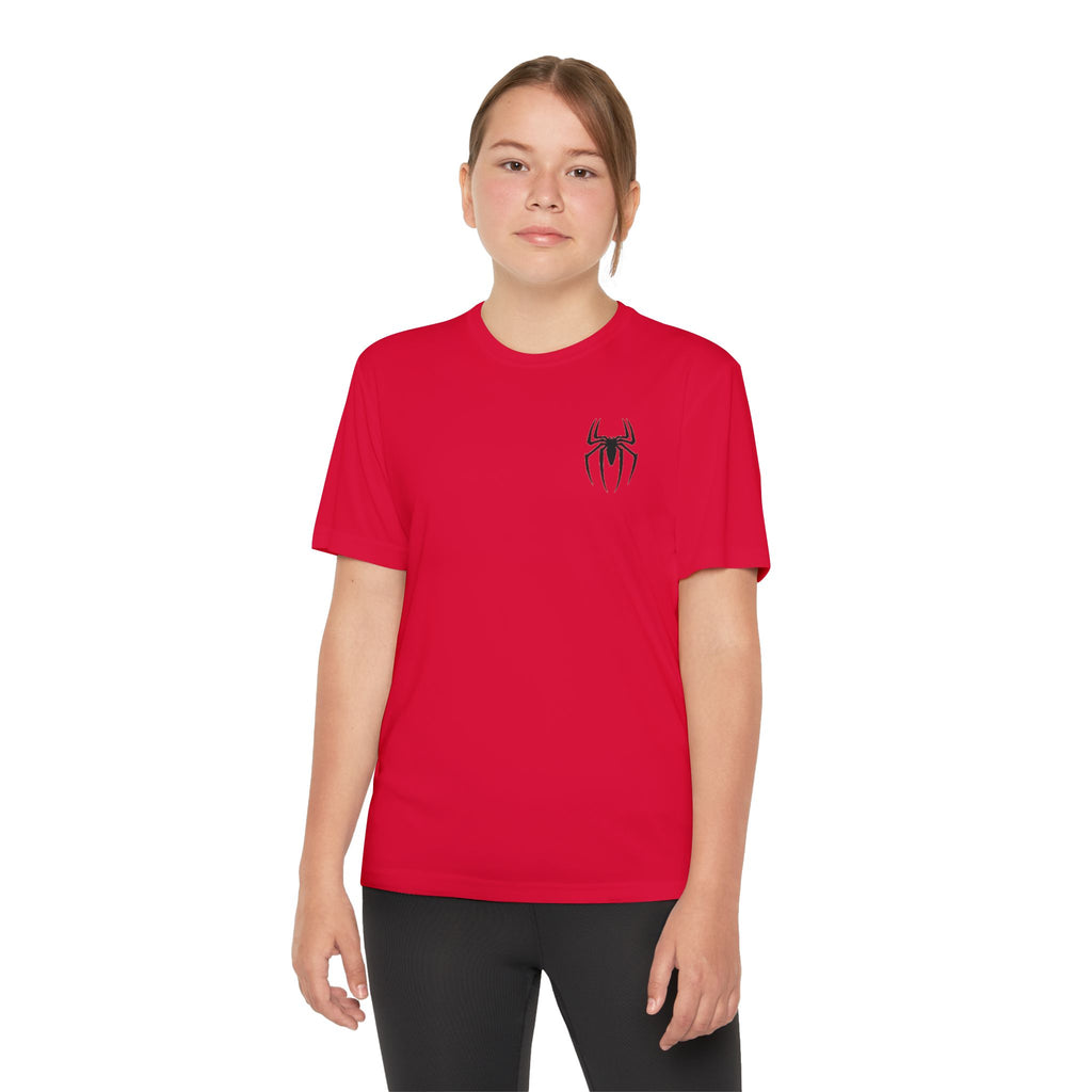 Spider print t-shirt by Printify