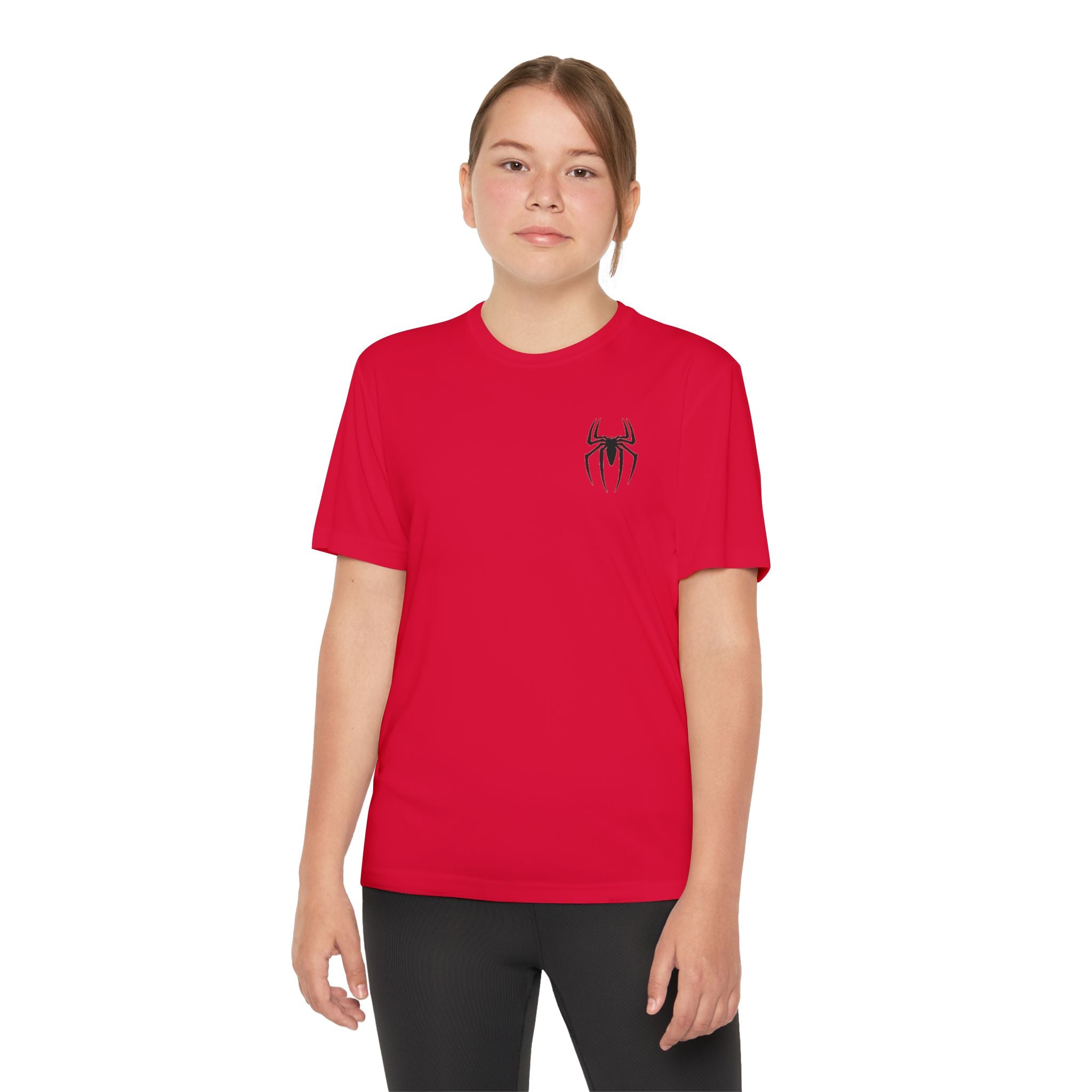 Spider print t-shirt by Printify