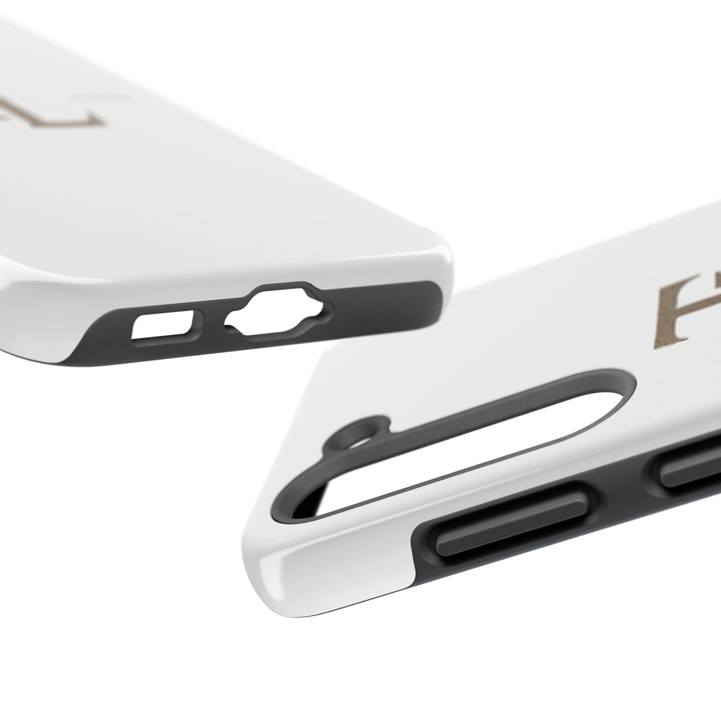 Monogram TL Tough Phone Case — Classic Minimalist Protective Phone Cover by Printify