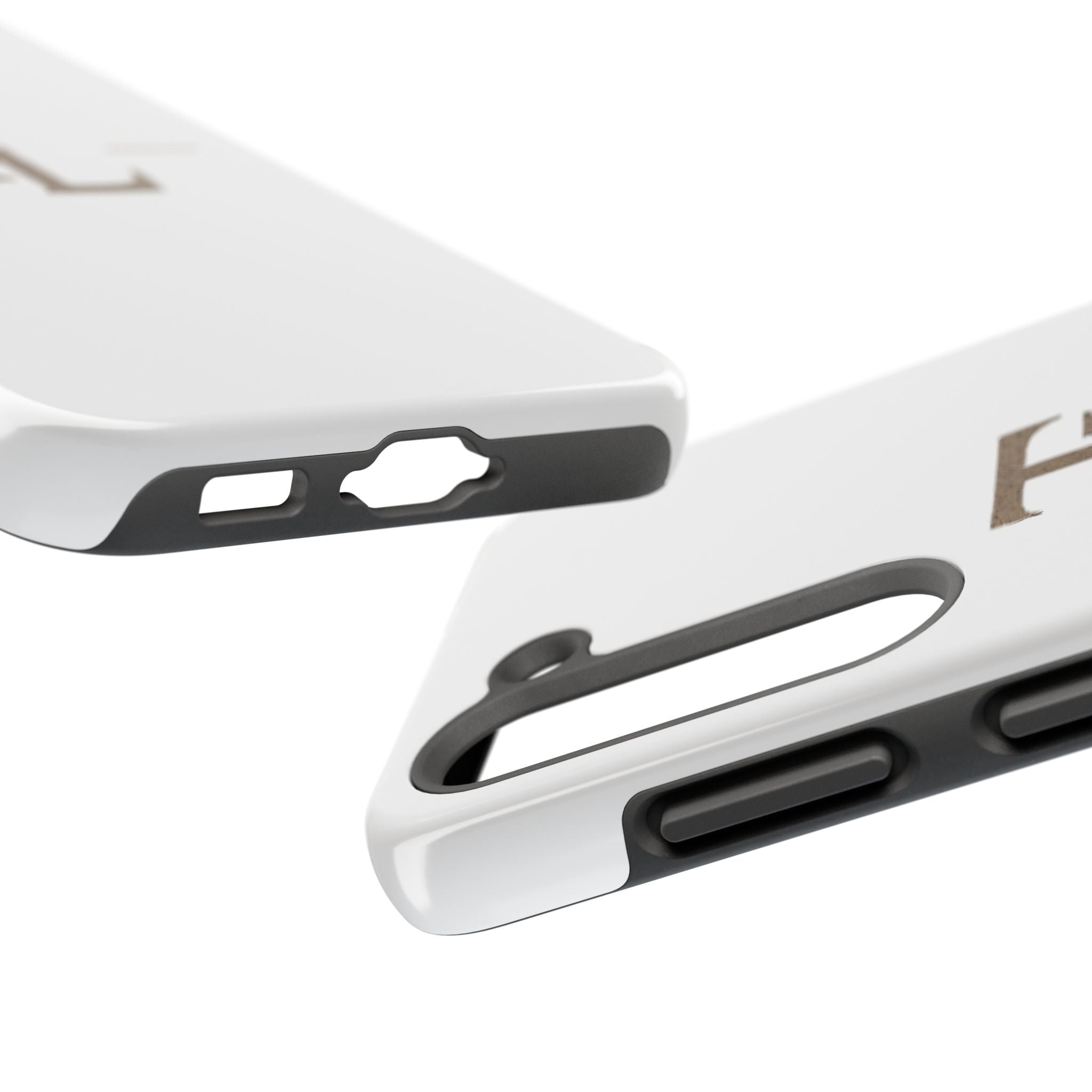 Monogram TL Tough Phone Case — Classic Minimalist Protective Phone Cover by Printify