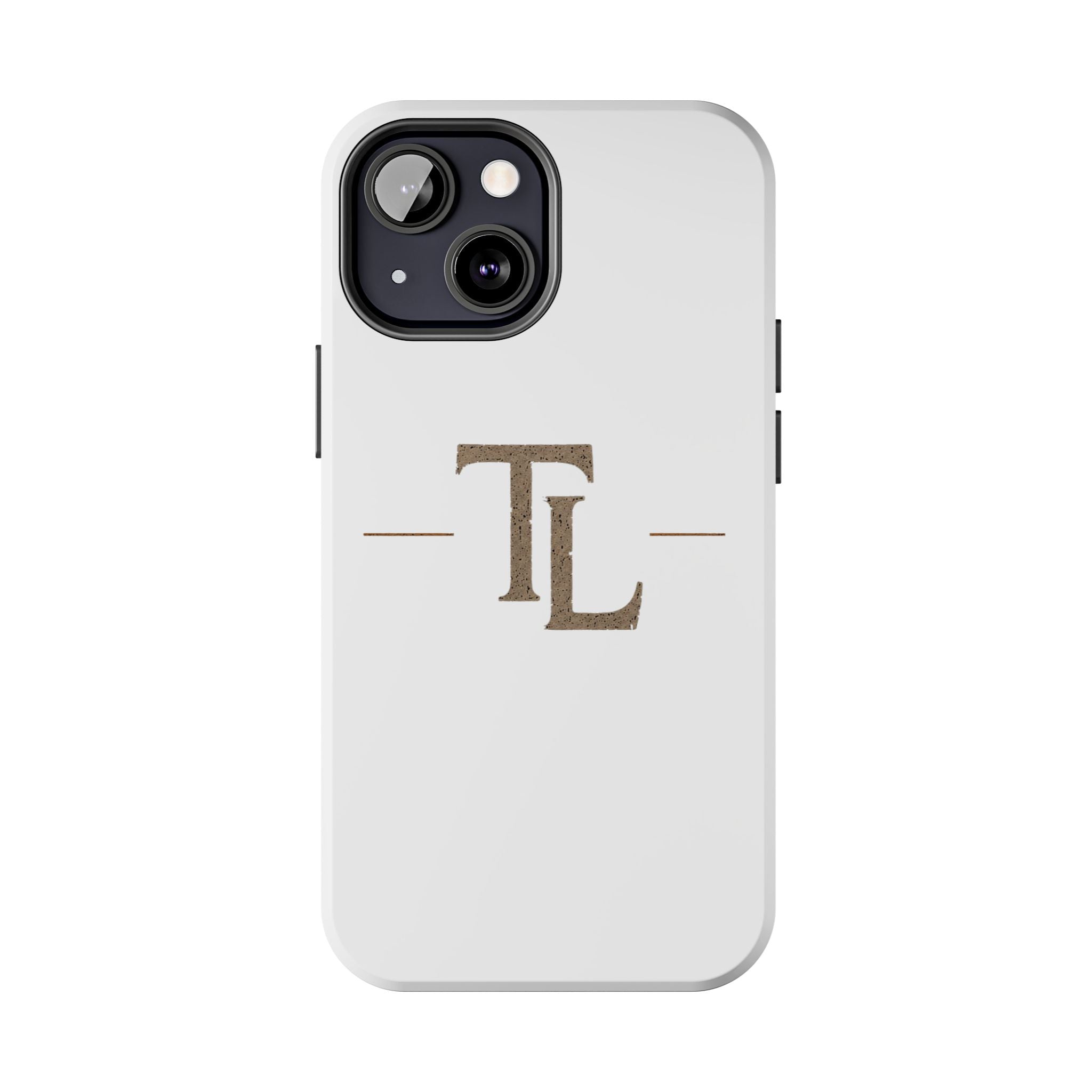 Monogram TL Tough Phone Case — Classic Minimalist Protective Phone Cover by Printify