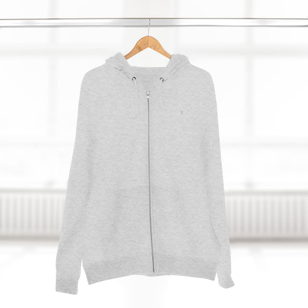 Zip Hoodie — 'Threadlab' Chess King Moon Graphic Zip-Up Hoodie by Printify
