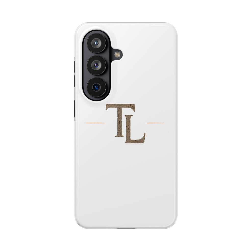 Monogram TL Tough Phone Case — Classic Minimalist Protective Phone Cover by Printify