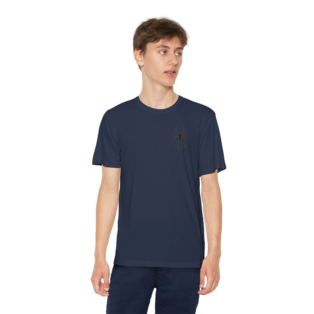Spider print t-shirt by Printify