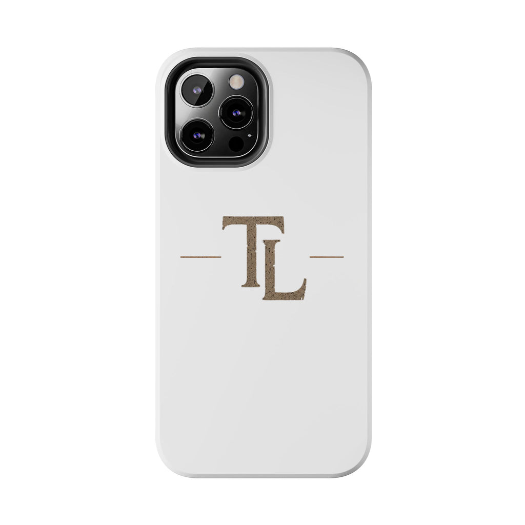 Monogram TL Tough Phone Case — Classic Minimalist Protective Phone Cover by Printify