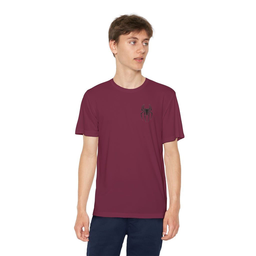 Spider print t-shirt by Printify