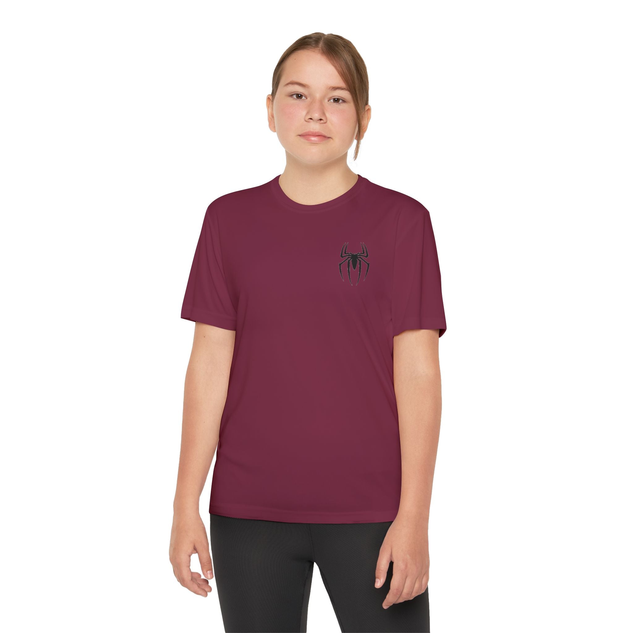 Spider print t-shirt by Printify