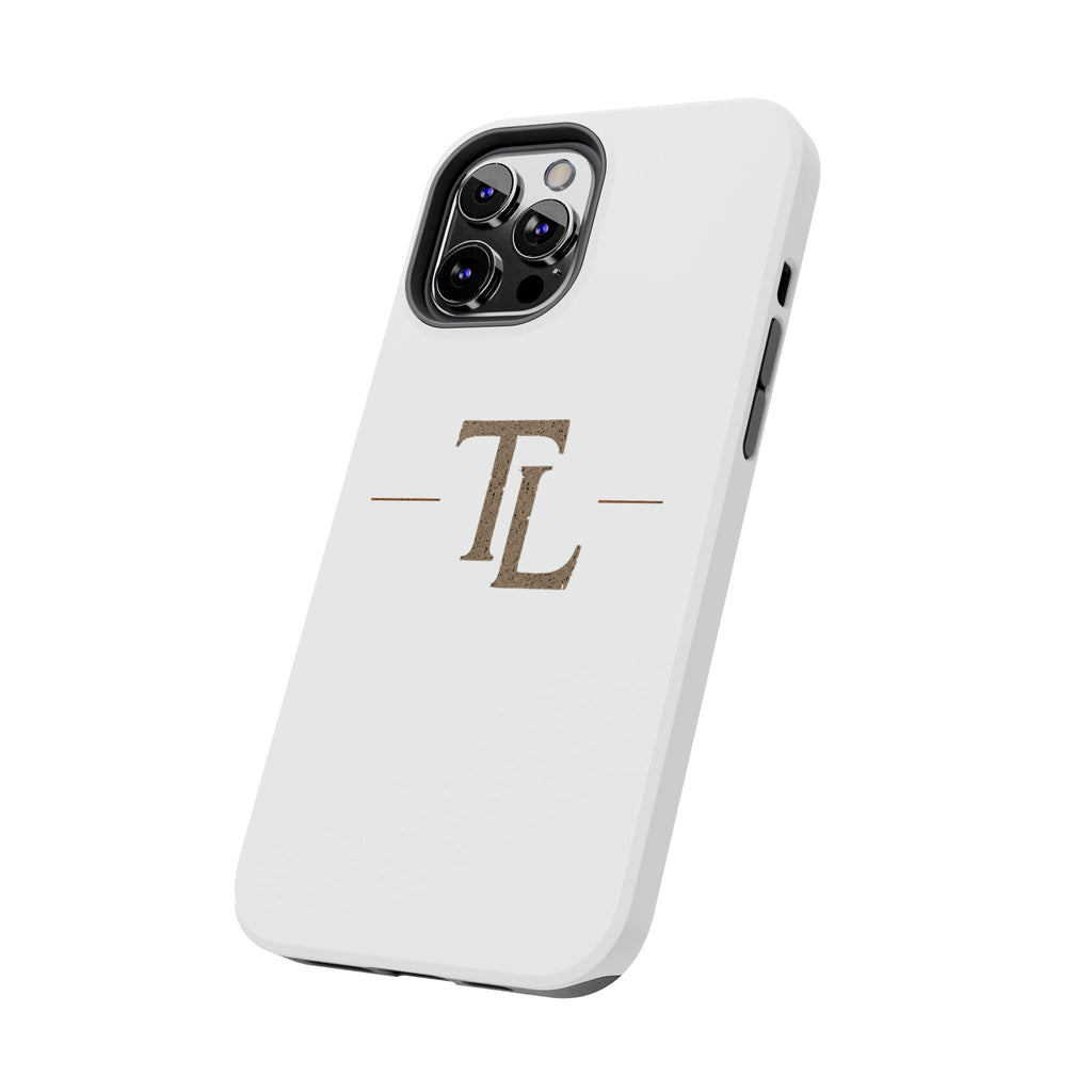 Monogram TL Tough Phone Case — Classic Minimalist Protective Phone Cover by Printify