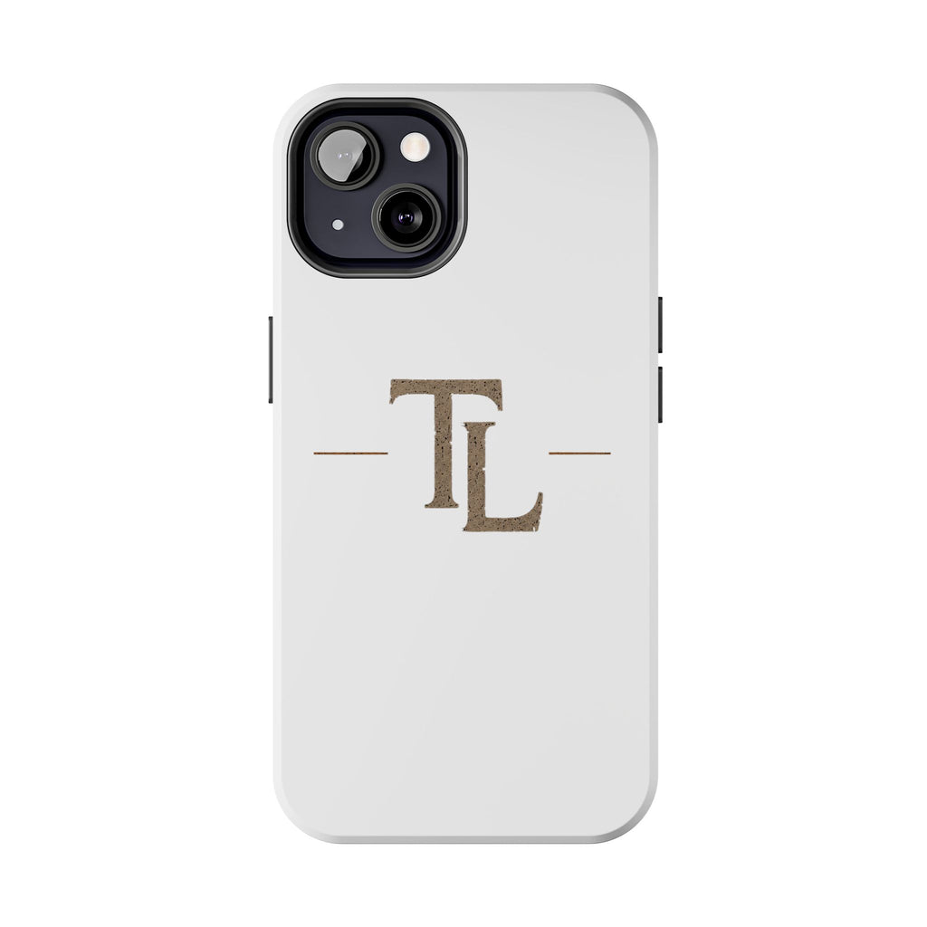 Monogram TL Tough Phone Case — Classic Minimalist Protective Phone Cover by Printify
