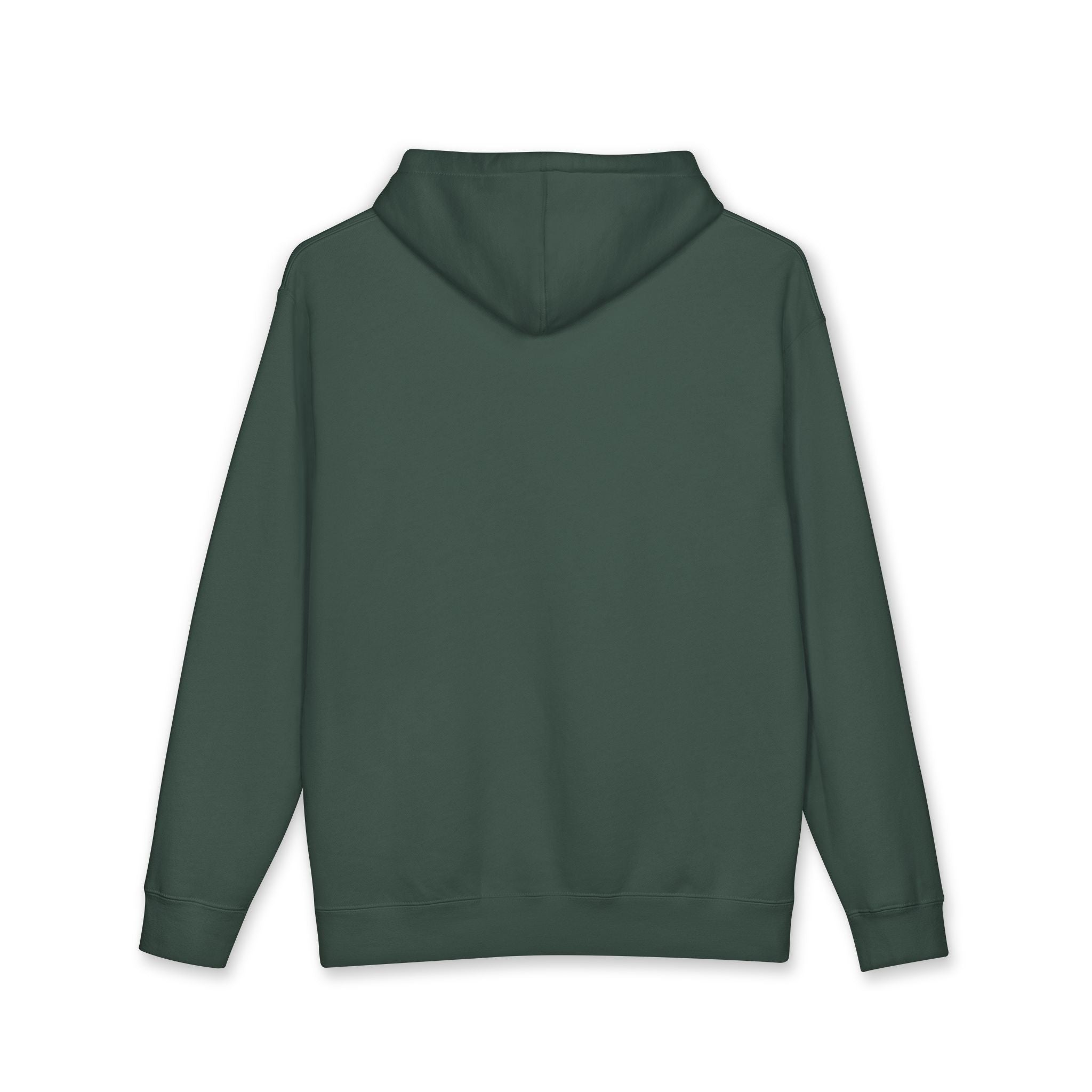 Classic White Hoodie with Minimal 'TL' Chest Logo – Lightweight Pullover by Printify