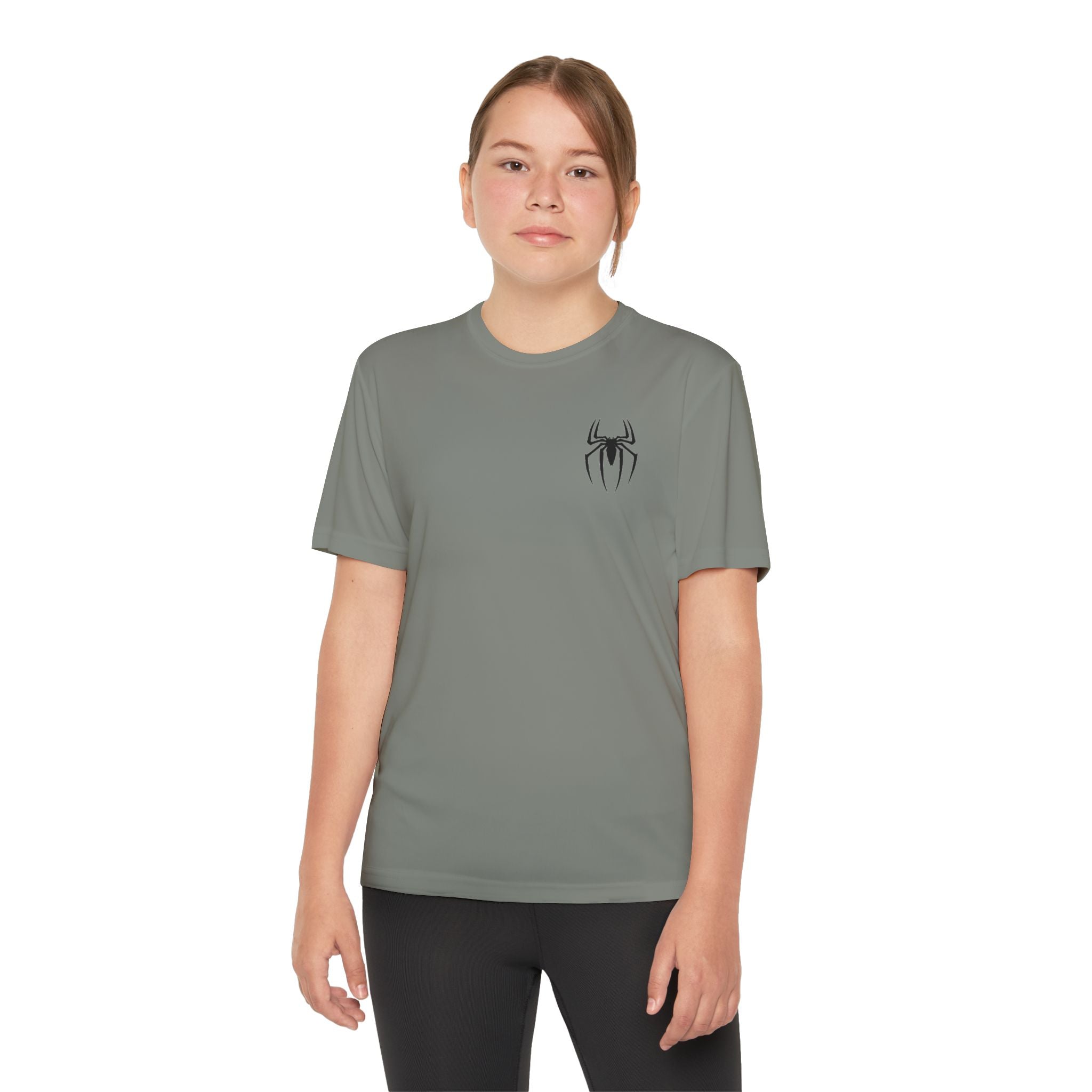 Spider print t-shirt by Printify