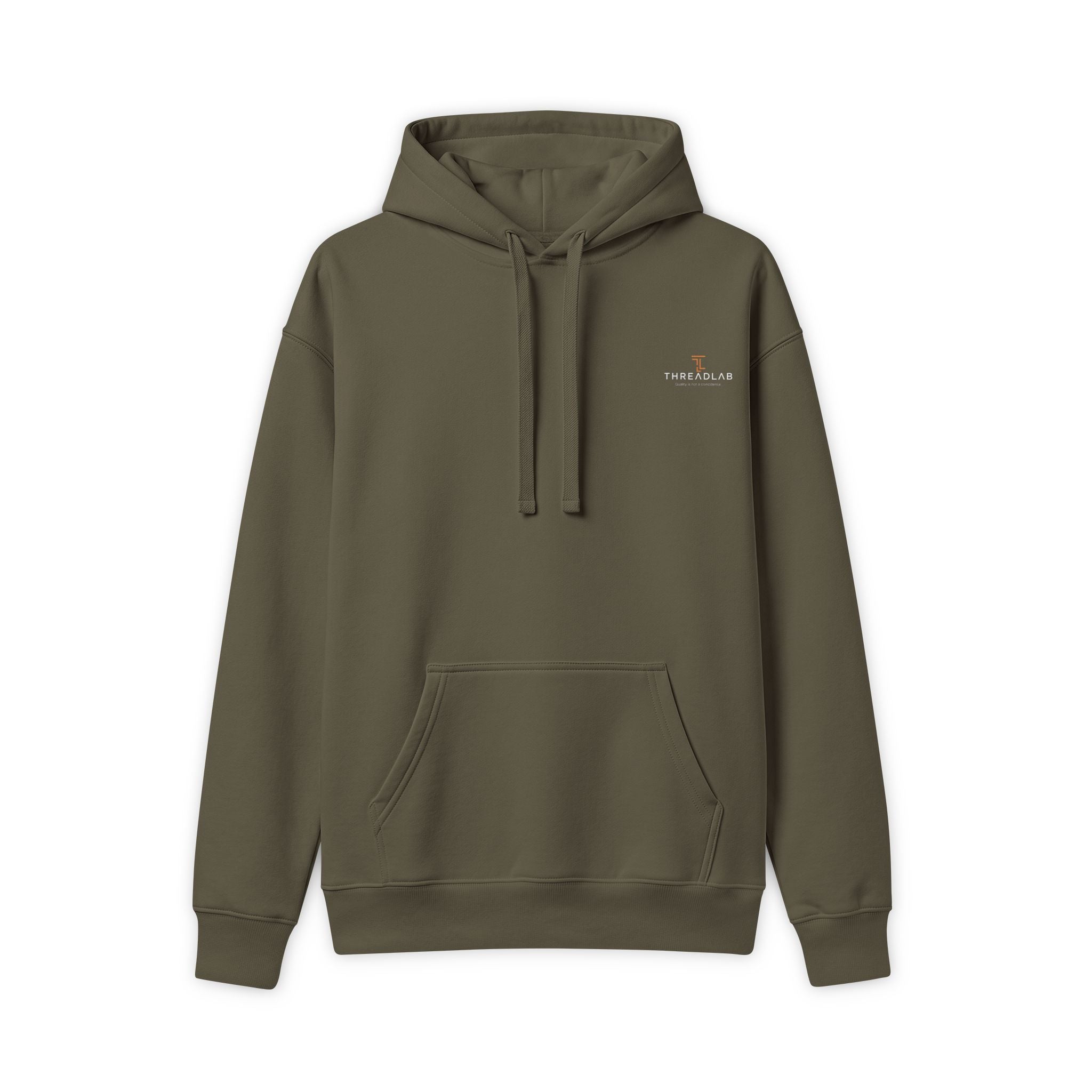 X Brushstroke Graphic Hoodie — Minimal Grunge Backprint Pullover by Printify