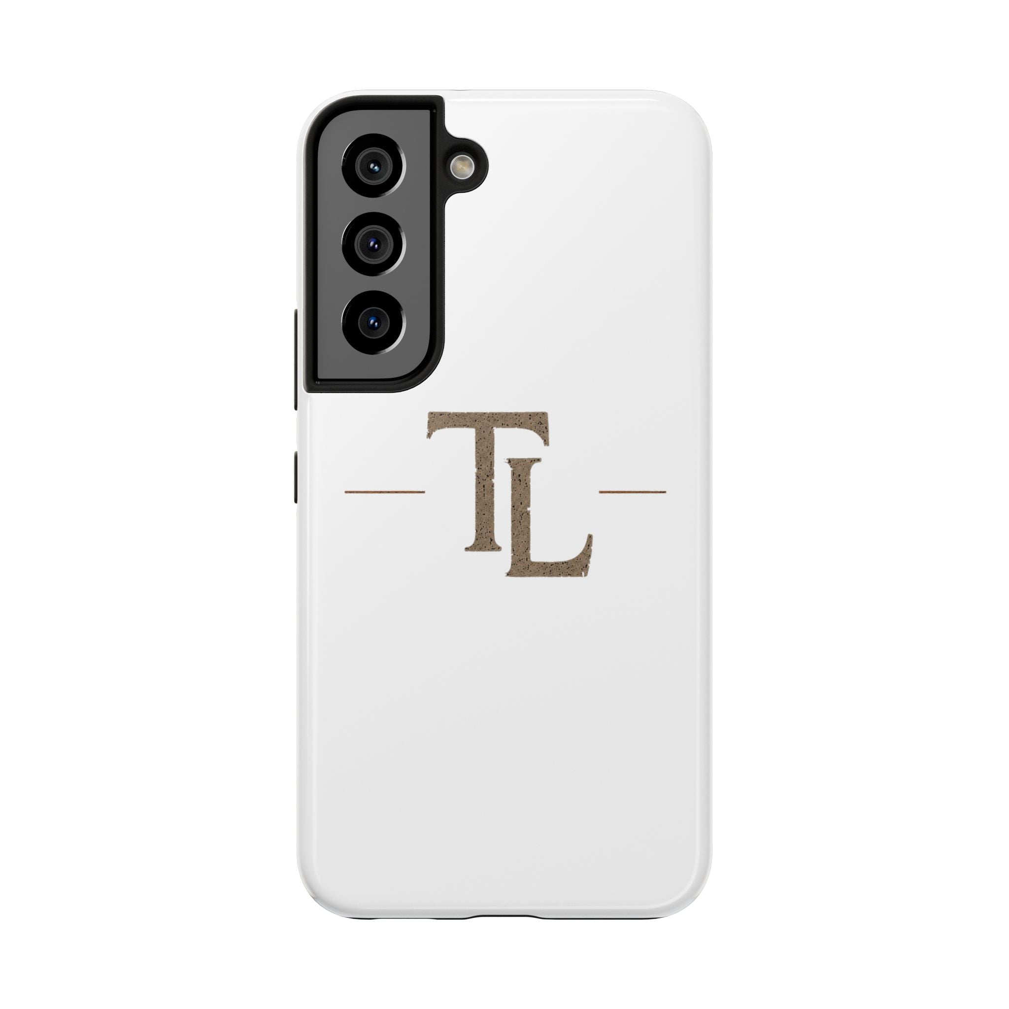 Monogram TL Tough Phone Case — Classic Minimalist Protective Phone Cover by Printify