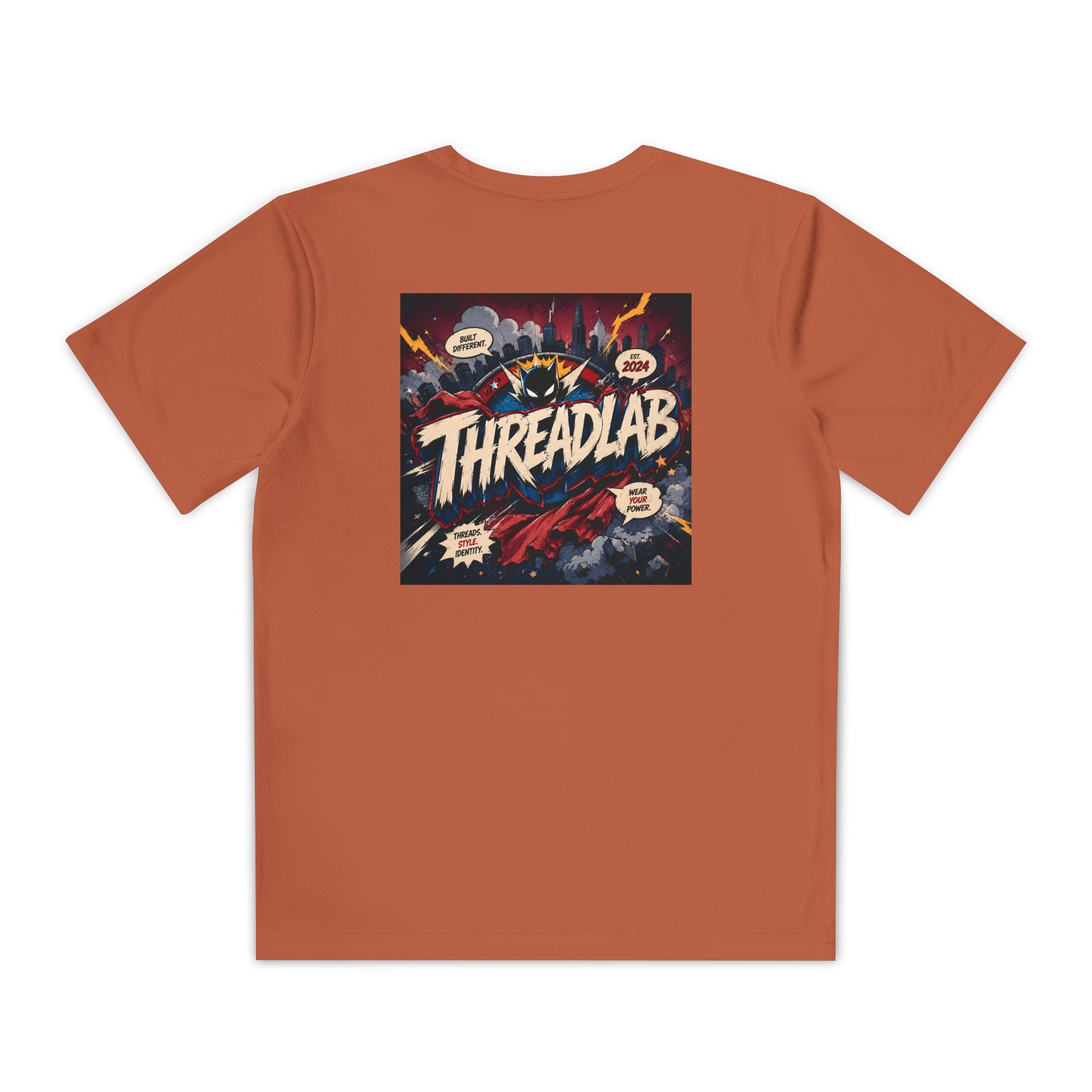 Spider print t-shirt by Printify