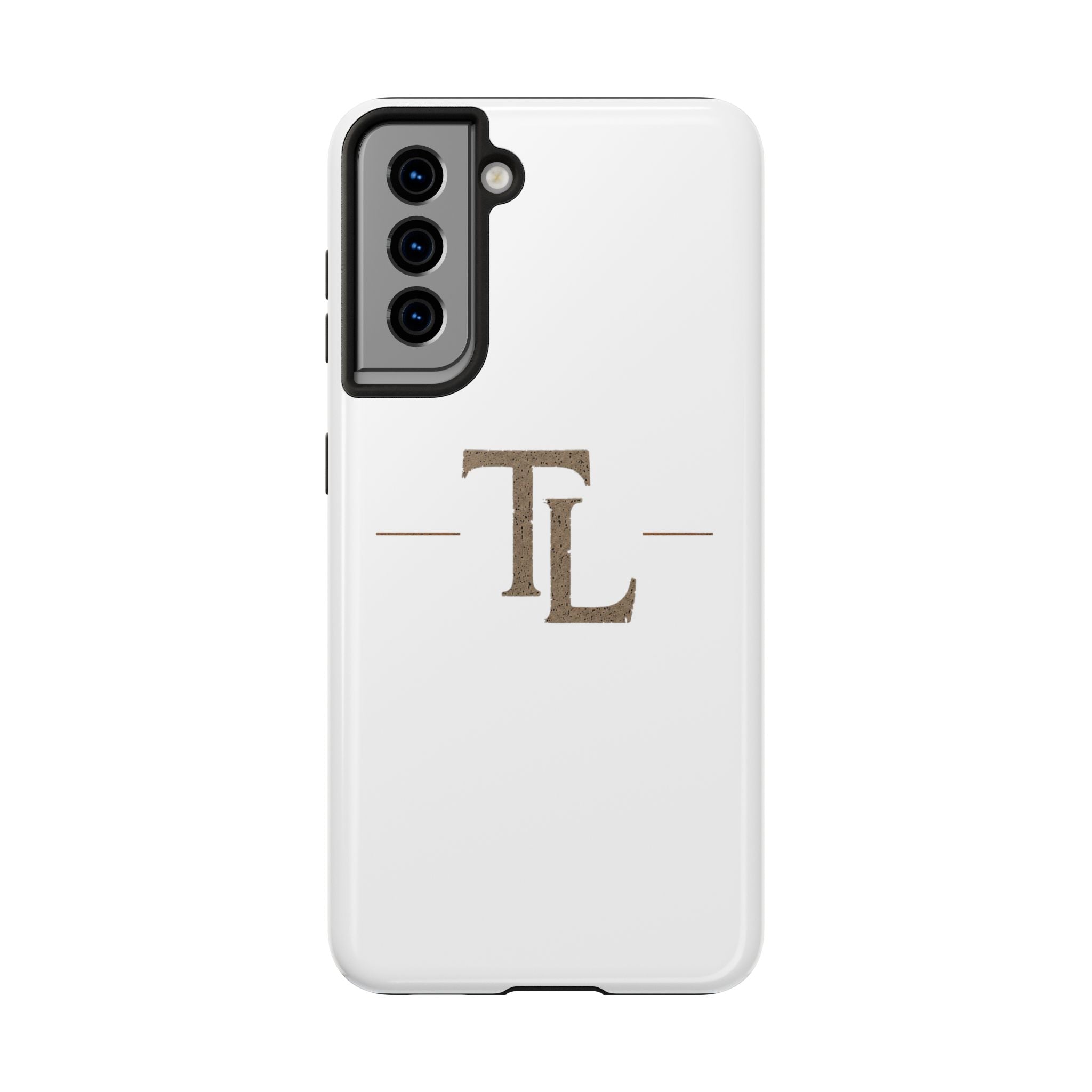 Monogram TL Tough Phone Case — Classic Minimalist Protective Phone Cover by Printify