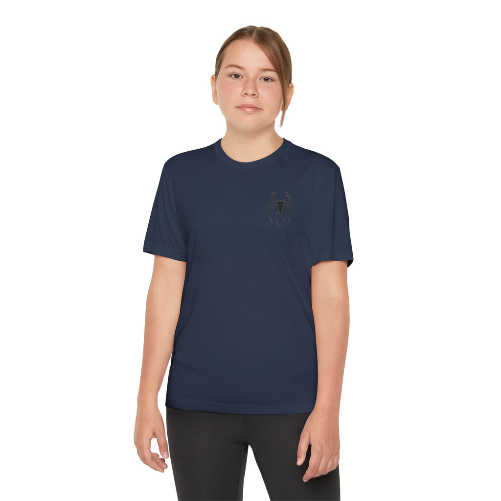 Spider print t-shirt by Printify